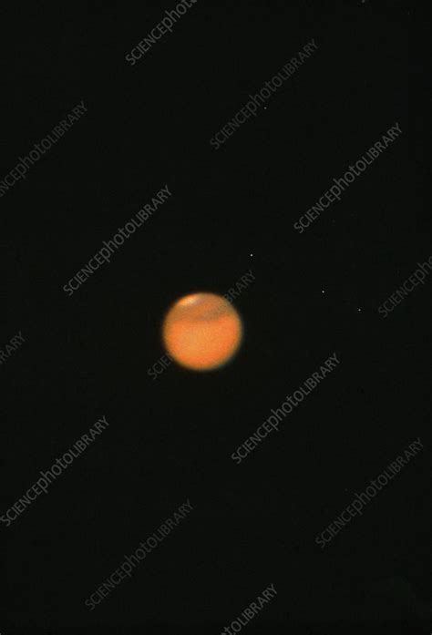 Planet Mars Through An Amateur Telescope Stock Image R3500023