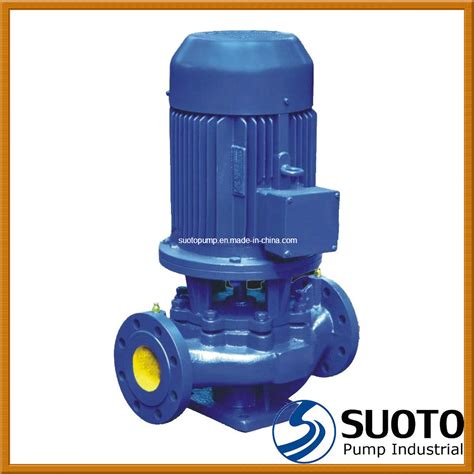 Single Stage Single Suction Vertical Pipeline Pump China Inline Pump