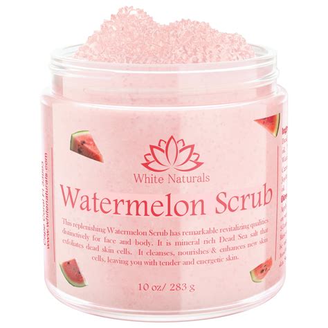 Watermelon Scrub Organic Face And Body Scrub Bath Scrub Gently