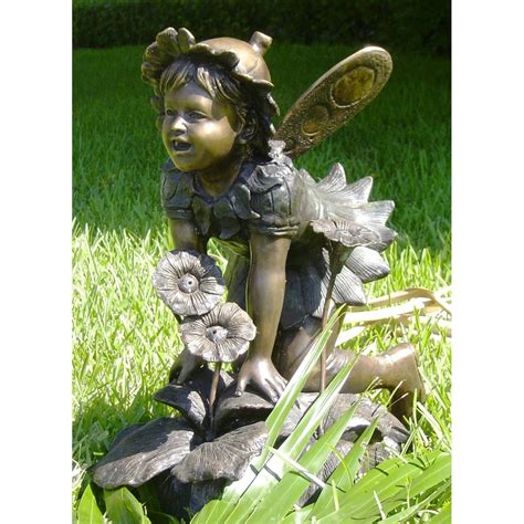 Bronze Fairy Garden Statues Children Statue Bronze Fairy Fountains