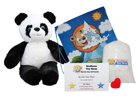 Make Your Own Stuffed Animal Panda 16 No Sew Kit With