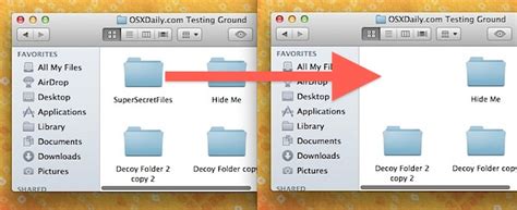 Hide Folders In Mac Os X