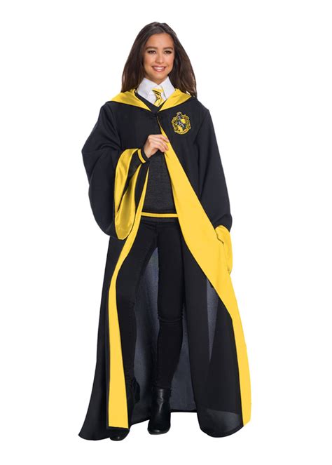 Harry Potter Plus Size Deluxe Hufflepuff Adult Robe