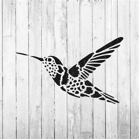 Hummingbird Stencil For Painting Bird Stencil Designs Us Made