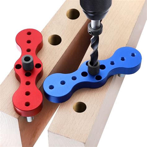 Woodworking Pocket Hole Jig Angle Drill Guide Set Hole Puncher Locator Jig M P EBay