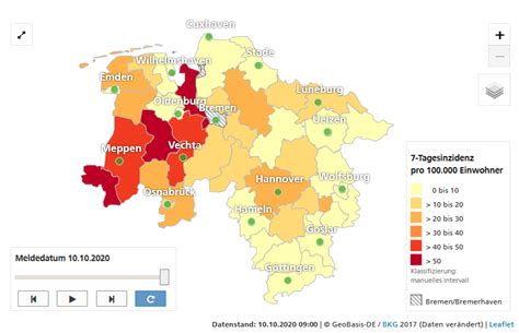 Sie beträgt 44,9 fälle pro 100.000 einwohner (montag: Inzidenzwert in der Grafschaft Bentheim auf 53,2 Fälle pro ...