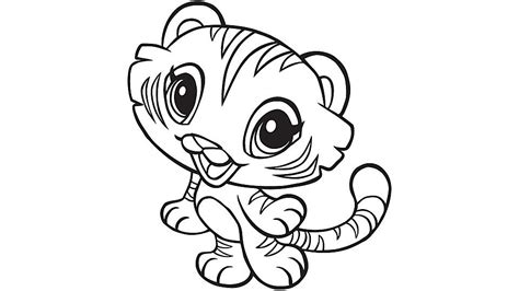 Tiger wild animals coloring pages for kids printable free astounding tiger color sheet kids coloring pages holiday colouring in set important segment of image gallery. Learning Friends Tiger coloring printable