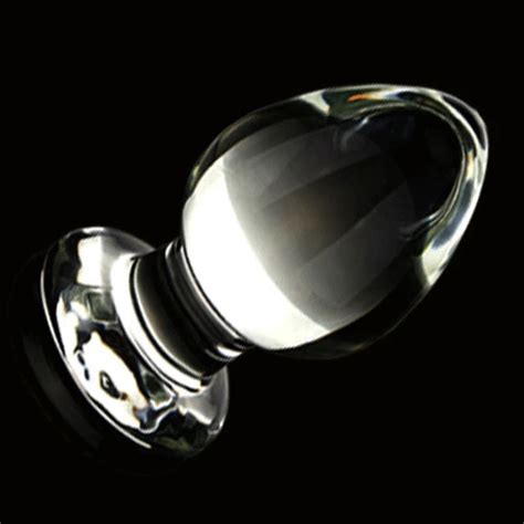 6cm Diameter Large Glass Butt Plug Huge Big Anal Balls Plugs Dilator Stimulator Buttplug Woman