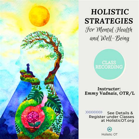 holistic strategies for mental health and well being holistic occupational therapy community