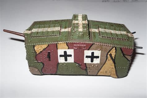 Wwi0002 German A7v Panzer Tank 503 Abteilung 13 172 Scale
