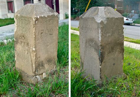 boundary stones of d c the oldest national monuments in the united states 99 invisible