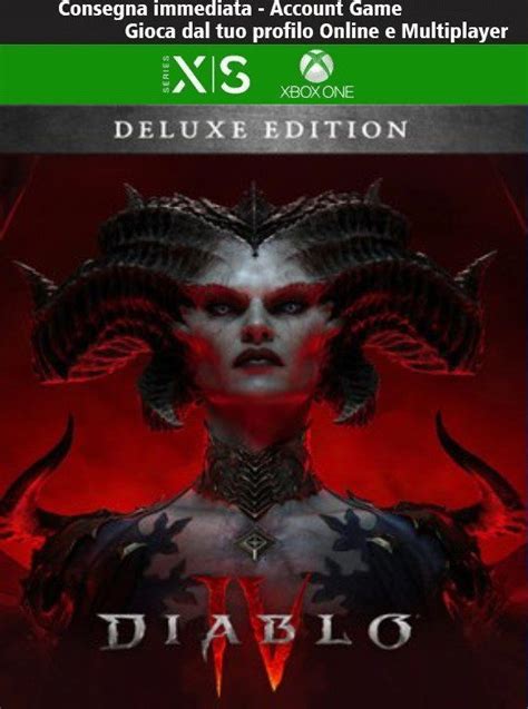 Diablo® Iv Digital Deluxe Edition Acceso Anticipado Cuenta Xbox
