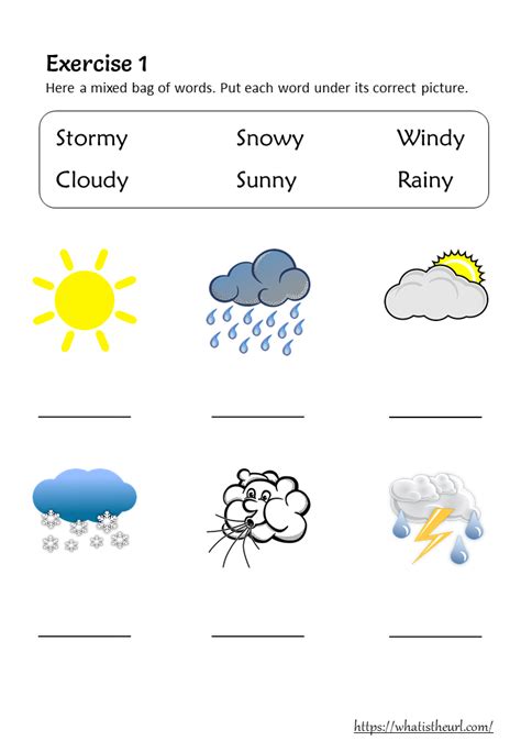 Kindergarten Science Weather Worksheets Alyssamilanoblog Smileav