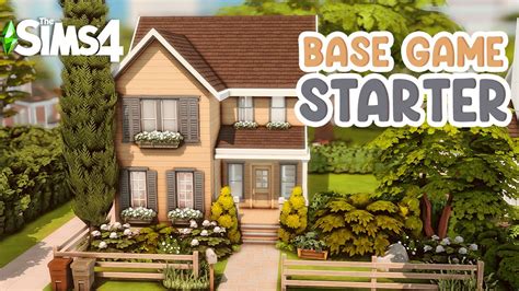 Base Game Family Starter L The Sims Speed Build YouTube