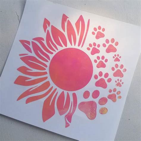 Free Free 214 Sunflower Paw Svg SVG PNG EPS DXF File