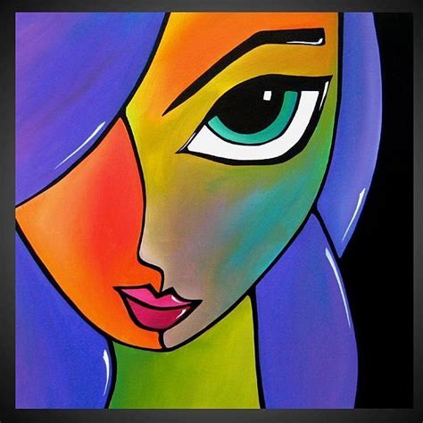 Colorful 3 Cubist Art Abstract Art Abstract Art Painting