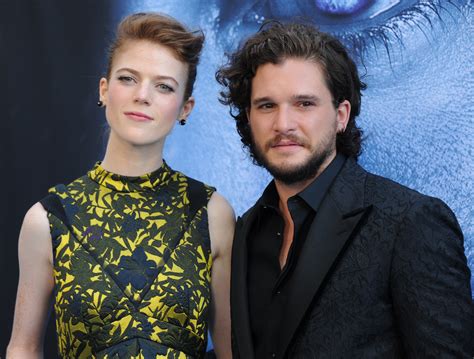 game of thrones stars kit harington and rose leslie are engaged