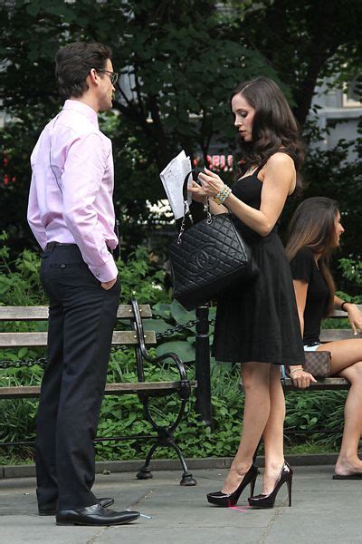 Matthew Bomer And Eliza Dushku Film White Collar Celebrities Eliza