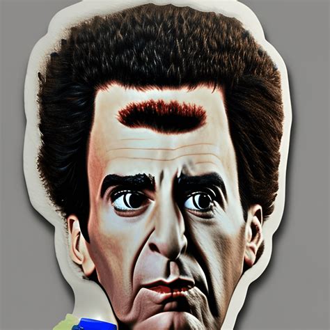 Cosmo Kramer From Seinfeld Hyper Realistic Graphic · Creative Fabrica