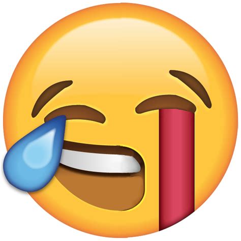 Emoji Idea: Crying Laughing & Sobbing Blood (for that feeling of laughing at a meme while it ...