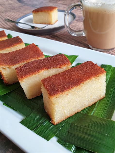 Kueh Bingka Ubi Kayu Baked Cassava Cake Recipe