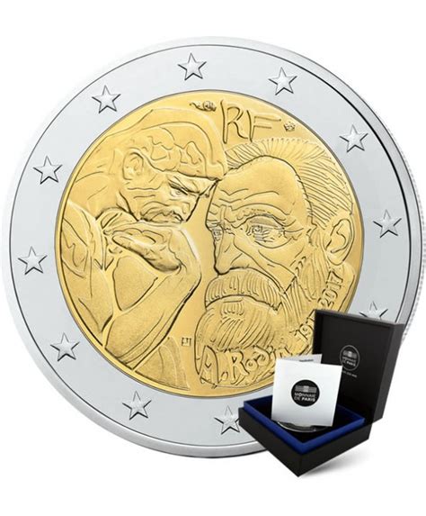 2 Euros Commémo France 2017 Be Auguste Rodin
