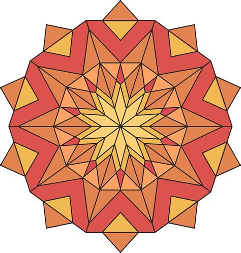 Kaleidoscope Pattern Clipart