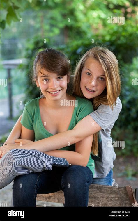 jährige Mädchen im Teenageralter Stockfotografie Alamy