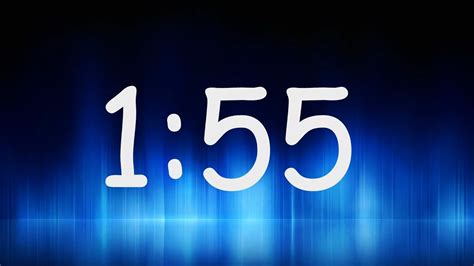 155 Minutes Timer Countdown From 1min 55sec Youtube