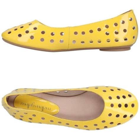 Mellow Yellow Ballet Flats €50 Liked On Polyvore Featuring Shoes