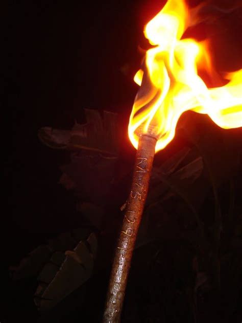 Kenaz Wooden Torch Fire Torch Fire Lanterns