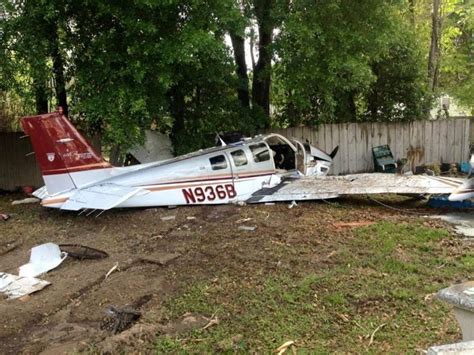 Pilot Survives Crash Into Florida Home Backyard New Port Richey Fl