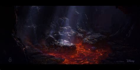 Aladdin Cave Concept Art By Jan Sarbortwork Done For Cave Of Wonders