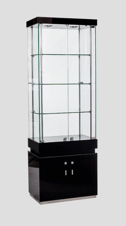Frameless Display Glass Cabinet 1000x400x1900mm Sb Code 99055 Glass