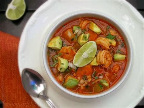 Sopa De Camarón Mexican Shrimp Soup Mexican Food Recipes Mexican
