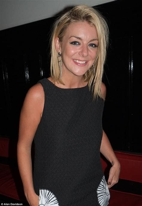 Sheridan Smith Looks Chic In Lbd As She Chats To Former On Screen