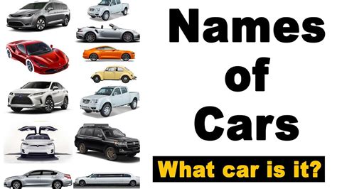 Different Types Of Cars And Their Names Goimages Valley