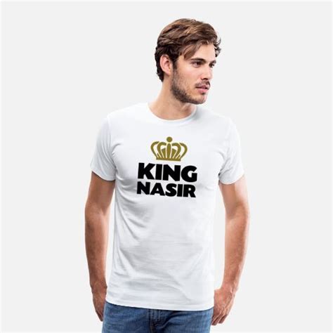 King Nasir Name Thing Crown Mens Premium T Shirt Spreadshirt