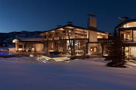 Elk Peak Ranch Charles Cunniffe Architects Modern Mountain Home