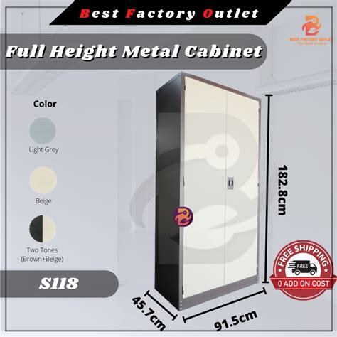 Bfo S118 Full Height Metal Cabinet Almari Besi Steel Cabinet