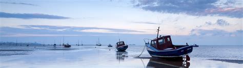 Wallpaper Landscape Boat Sea Reflection Sky Calm Horizon