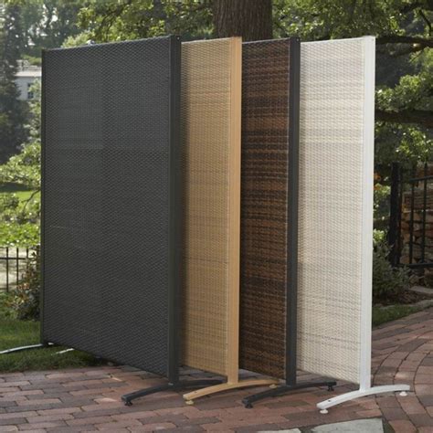Find your room divider style. Versare Outdoor Wicker Resin Room Divider | www.hayneedle ...