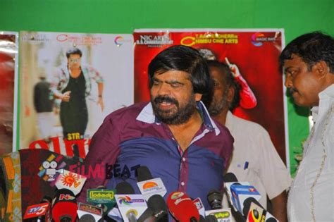 T Rajendar At Vaalu Press Meet Photos Filmibeat