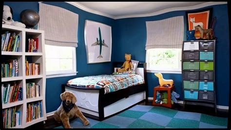 Use these boys' room ideas next time your son needs a bedroom redo. Kids Bedroom Paint Blue - YouTube