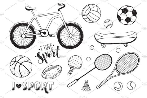 How To Draw Sports Stuff Lineartdrawingsaesthetic