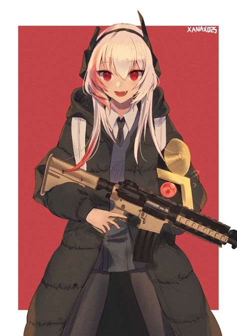 M4 Sopmod Ii Dinergate And Banana Girls Frontline Drawn By