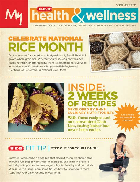 H E B Dietitians Report National Rice Month Promotion Success Usa