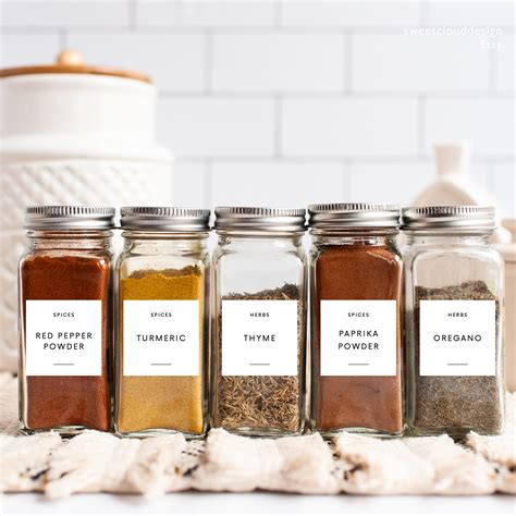 Free Printable Kitchen Spice Labels Labels Spice In Pantry Labels