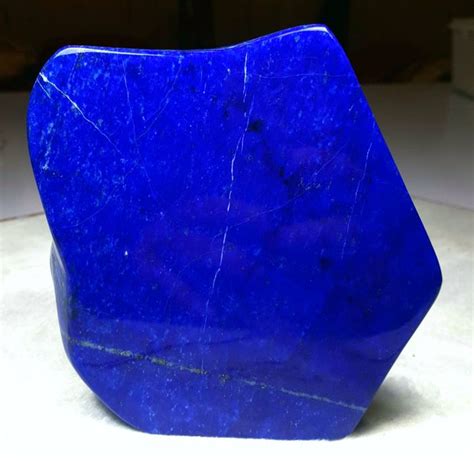 Fine Quality Royal Blue Color Lapis Lazuli Free Form Tumble 135 X 131