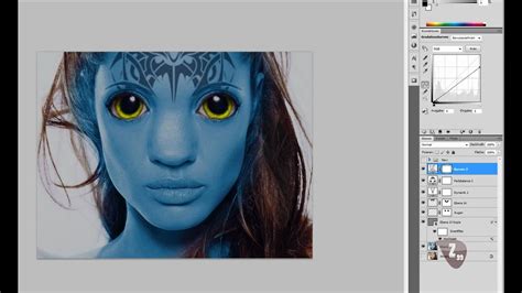 Navi Avatar Erstellen Teil 34 Photoshop Tutorial Youtube